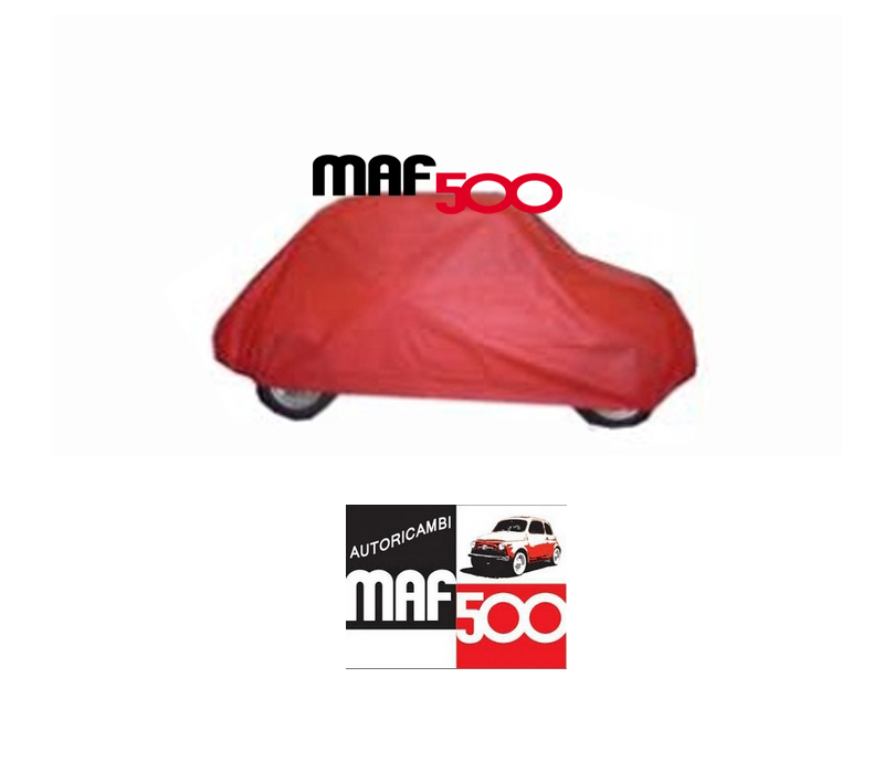 Telo copriauto impermeabile rosso da esterno Fiat 500 N D F L R