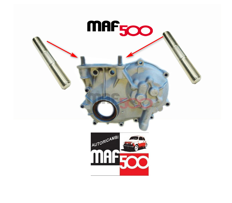 Coppia prigionieri coperchio distribuzione Fiat 500 N D F L