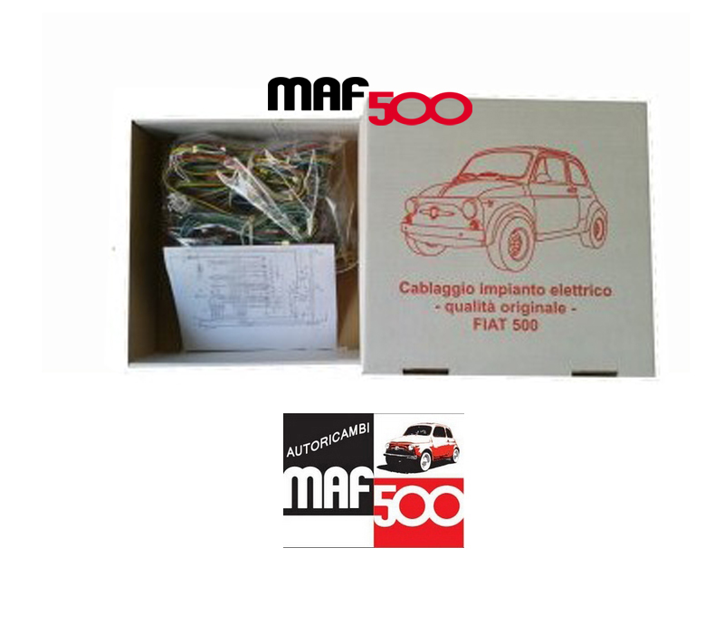 Arnés De Cableado Eléctrico Completo Para Fiat 500 L (1968-1972), Alta Calidad