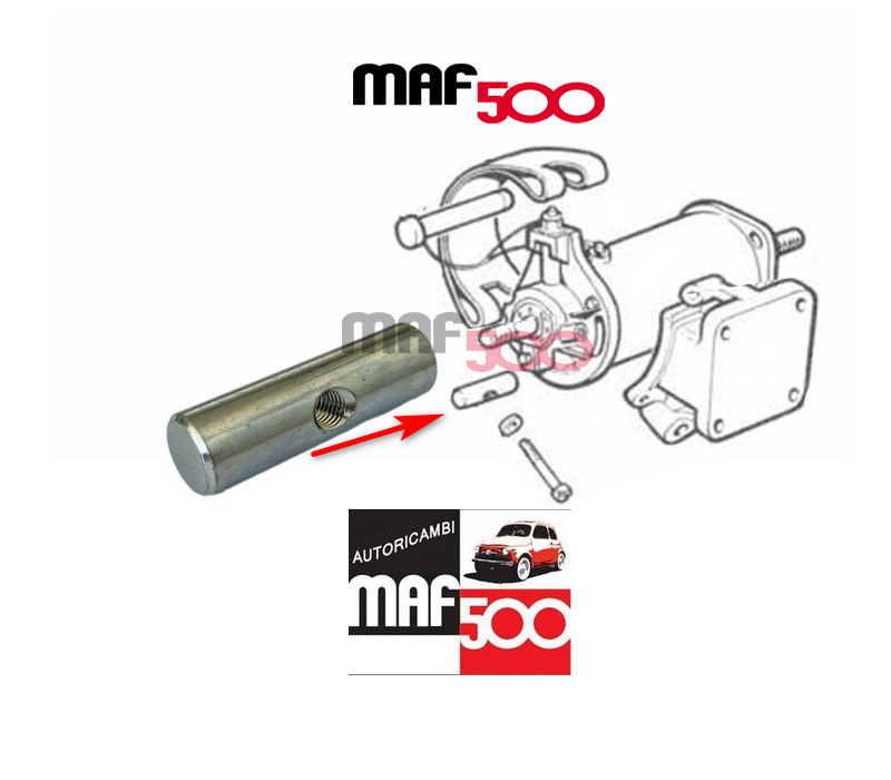 Perno cilindretto con foro filettato per fascia dinamo Fiat 500 N D F L R