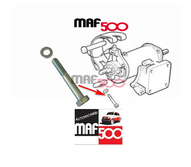 Vite con rondella per fissaggio dinamo Fiat 500 N D F L R