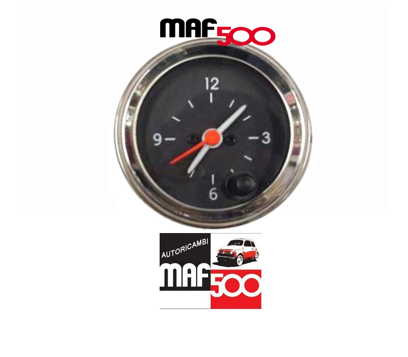 Strumento orologio Nero Abarth Ø 52 mm Fiat 500