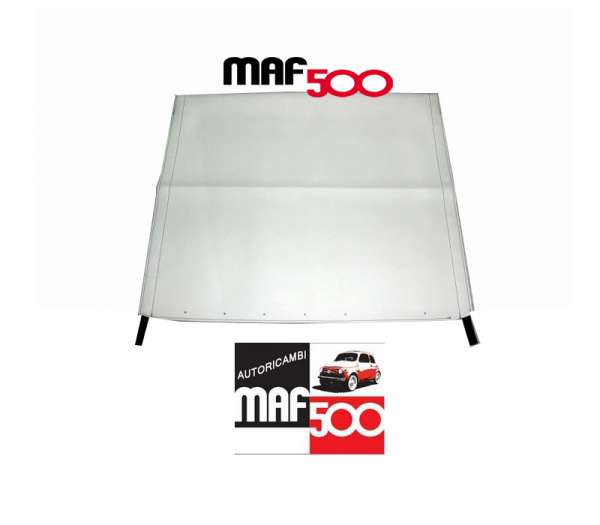 CAP39 Capote bianca completa di telaio Fiat 500 F L R