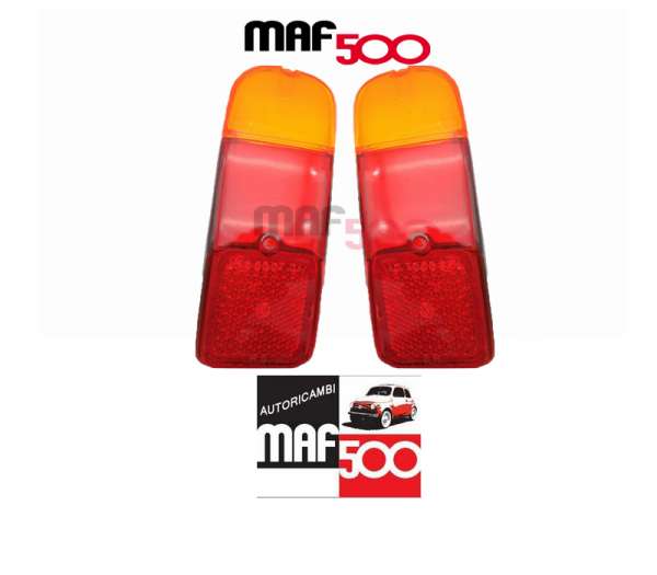 Coppia plastiche fanalino posteriore Fiat 500 D