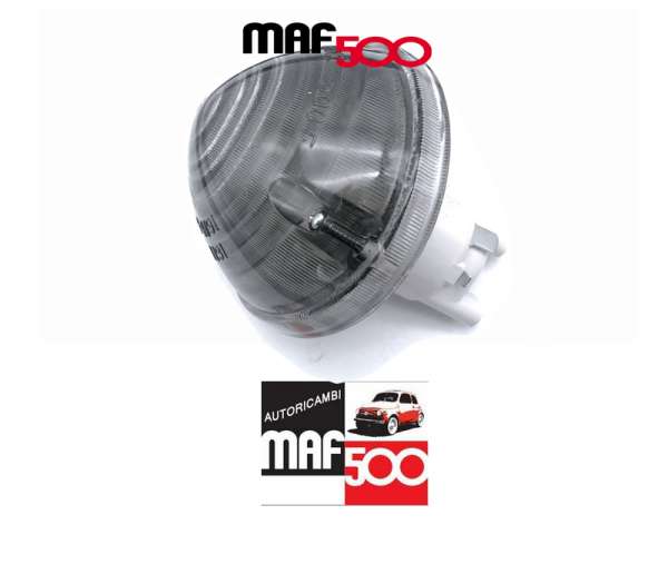 Fanalino anteriore fumè con portalampada Fiat 500 F L R