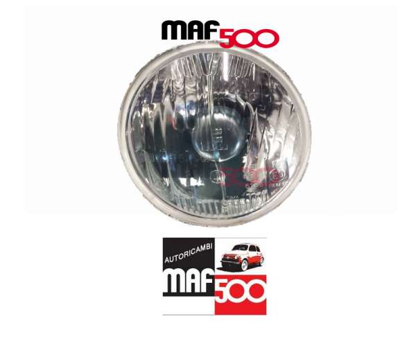 Faro anteriore marca carello Fiat 500 F L R Giardiniera