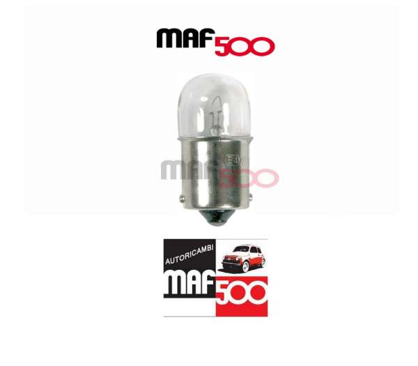 Lampadina fanalino luce targa 12V 10W Fiat 500