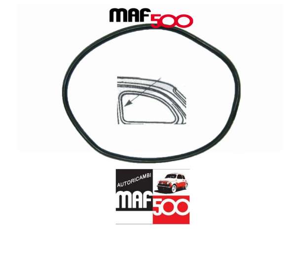 G012 Guarnizione vetro fisso posteriore Fiat 500 N D F L R
