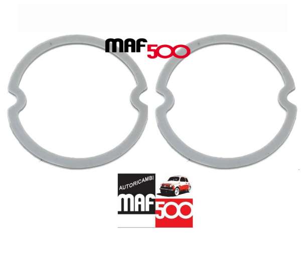 G034 Coppia guarnizioni intermedie fanalino anteriore Fiat 500