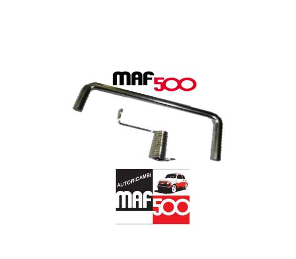L097 Kit molla e staffa tenuta cofano anteriore Fiat 500