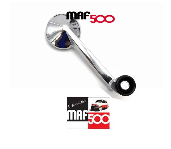 Maniglia alzavetro in zama cromata Fiat 500 F