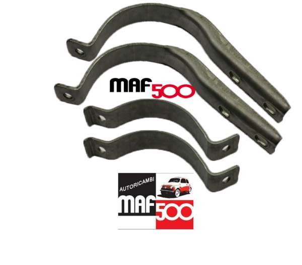 MAR030 Kit 4 staffe di fissaggio per marmitta sportiva tipo abarth Fiat 500 F L