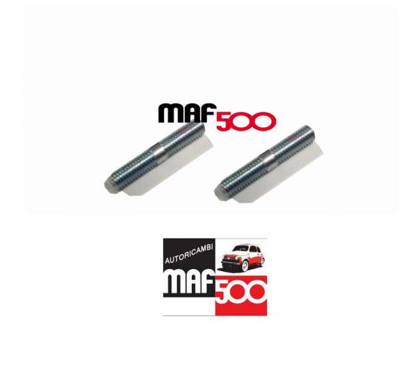 MAR034 Coppia prigionieri fissaggio staffa marmitta su basamento Fiat 500 N D F L R