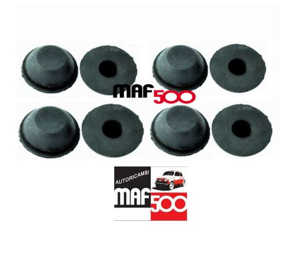 Kit 8 gommini tappi copriforo pianali fiat 500