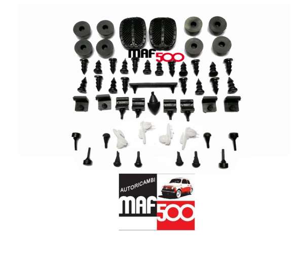 Kit 54 gommini assortiti Fiat 500 F L R