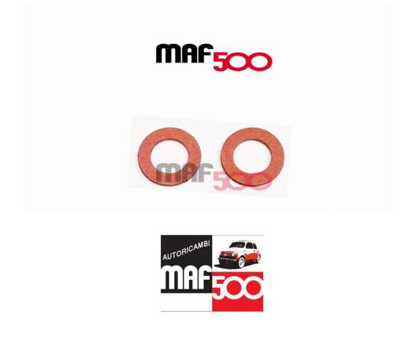 Coppia rondelle in fibra coperchio punterie Fiat 500 126