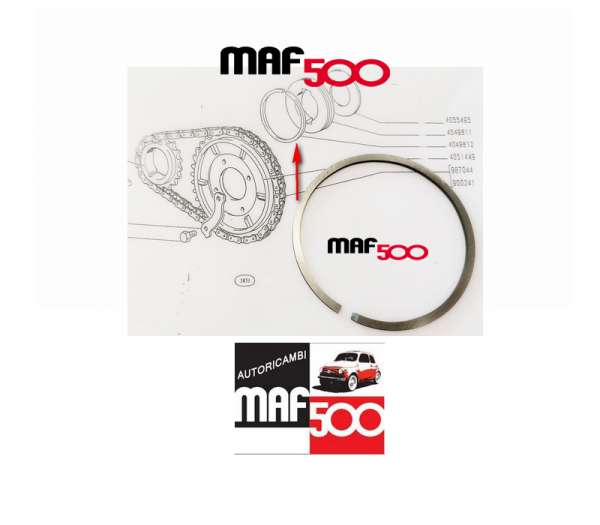 MM191 Fasci elastica segmento comando distribuzione motore Fiat 500 n d f l r