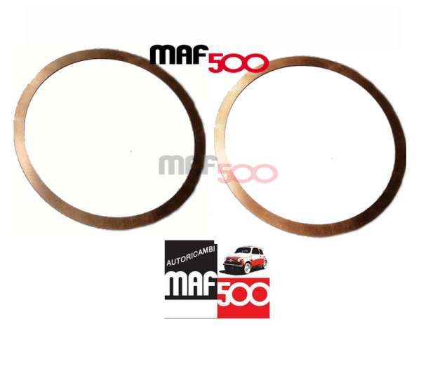 Coppia guarnizioni canne e cilindri in rame Fiat 500 600 cc