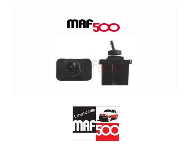 Interruttore luce quadro interno a 2 attacchi spine piatte Fiat 500