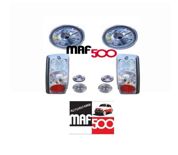 Kit fari completo modifica modello Lexus Fiat 500 F L R