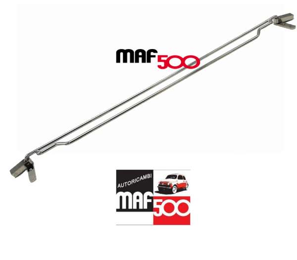 Pantografo cromato due aste per bracci tergicristalli Fiat 500
