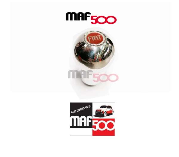 Pomello sportivo lava cambio in alluminio logo Fiat 500