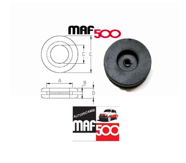 Gommino passacavo per foro da 20 MM Fiat 500